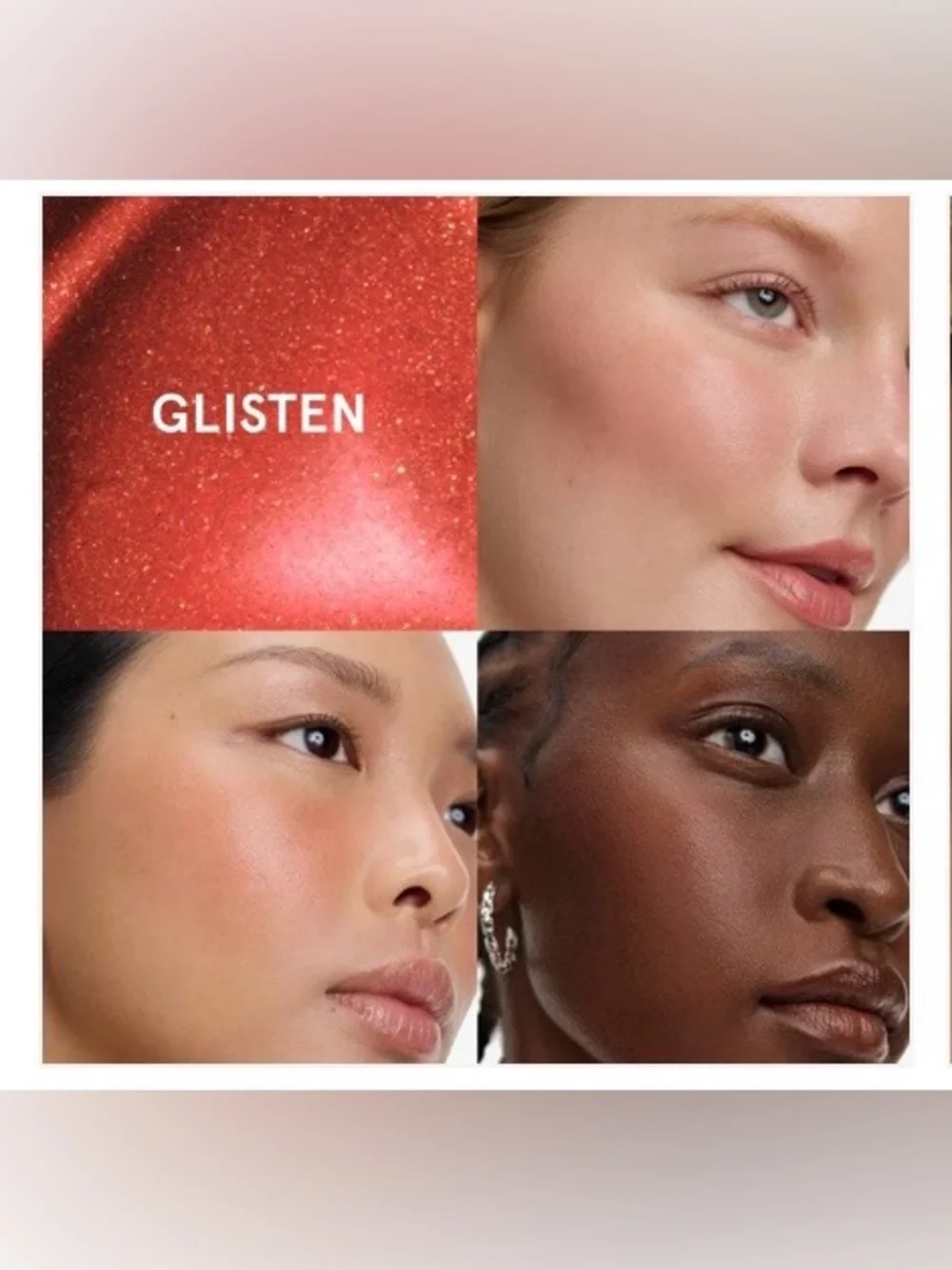 New Glossier Mini Cloud Paint Trio - Glisten, Afterglow, Crimson - Holiday 2025